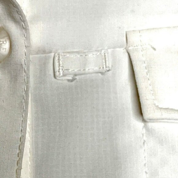 REI Co-op Sahara Short-Sleeved Hiking Shirt - White - XL - Picture 9 of 10